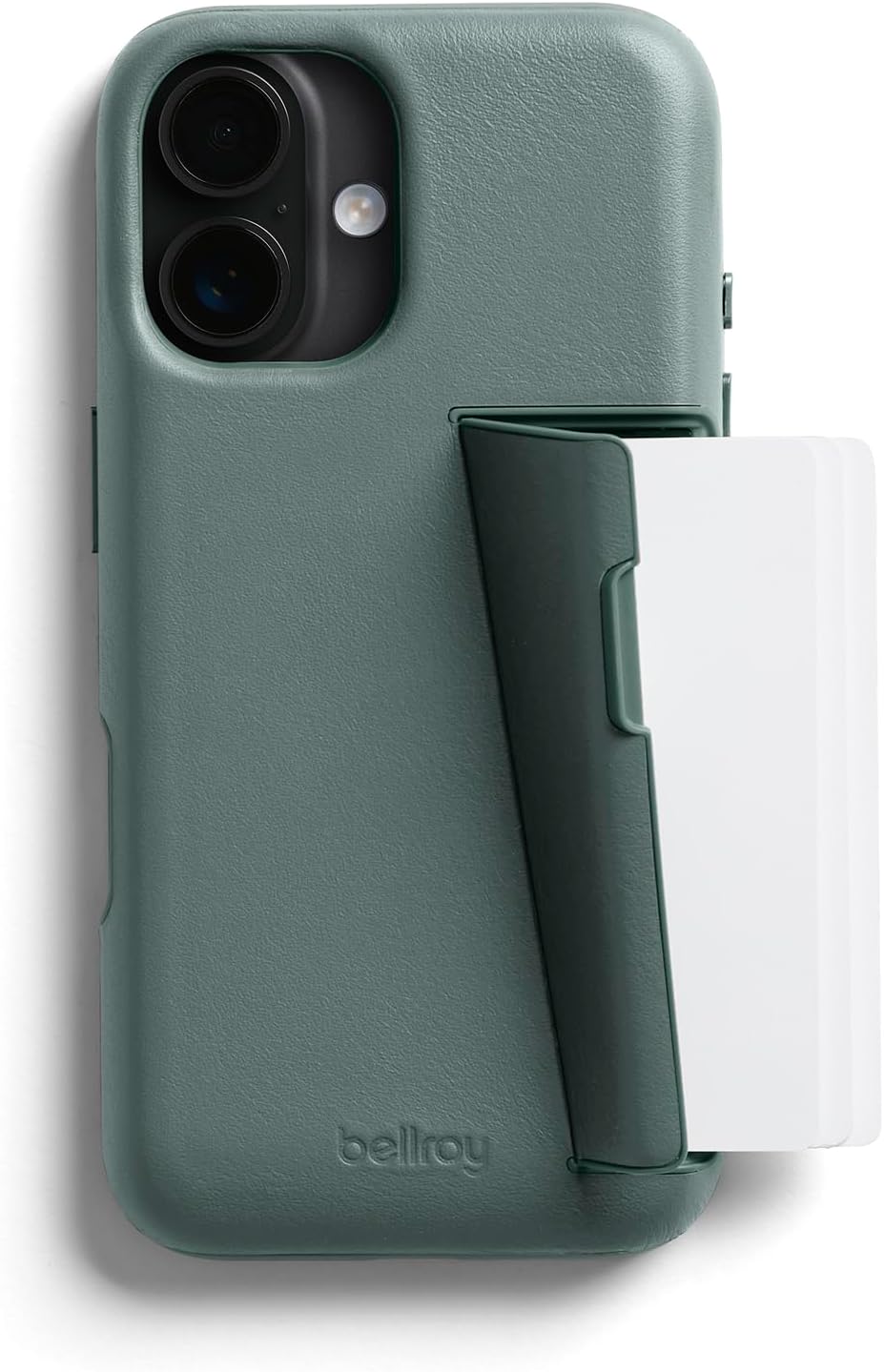 Bellroy Phone Case – 3 Card, Compatible with iPhone 16 - Agave