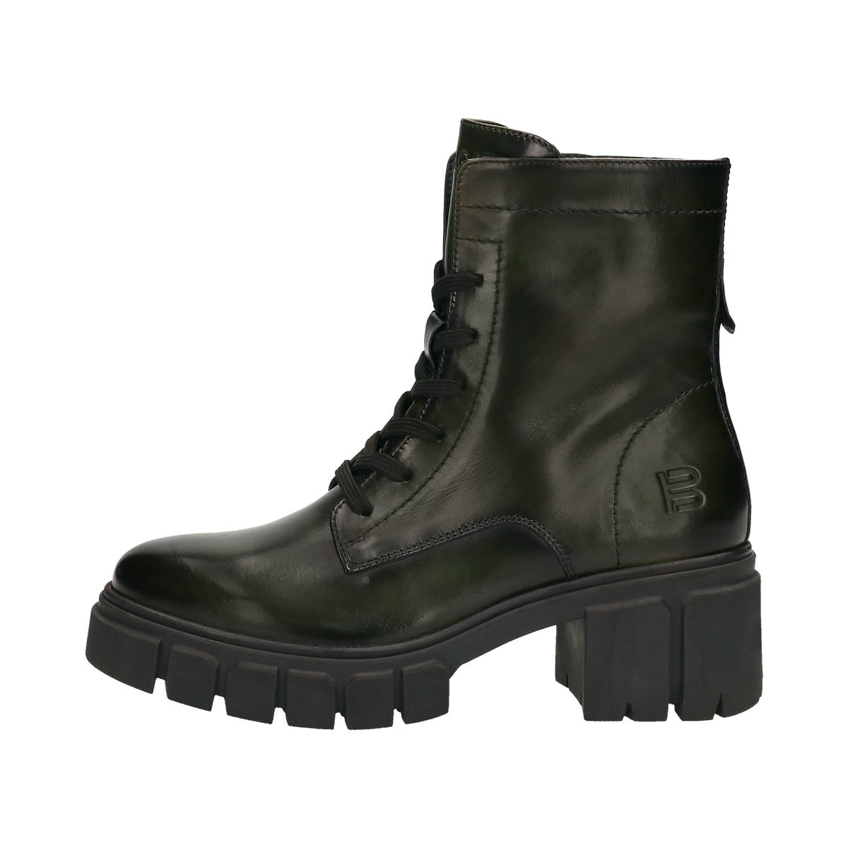 Leather Boots dark green