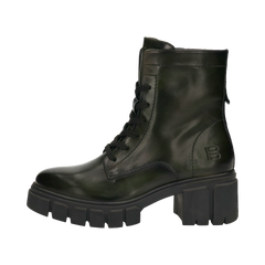 Leather Boots dark green