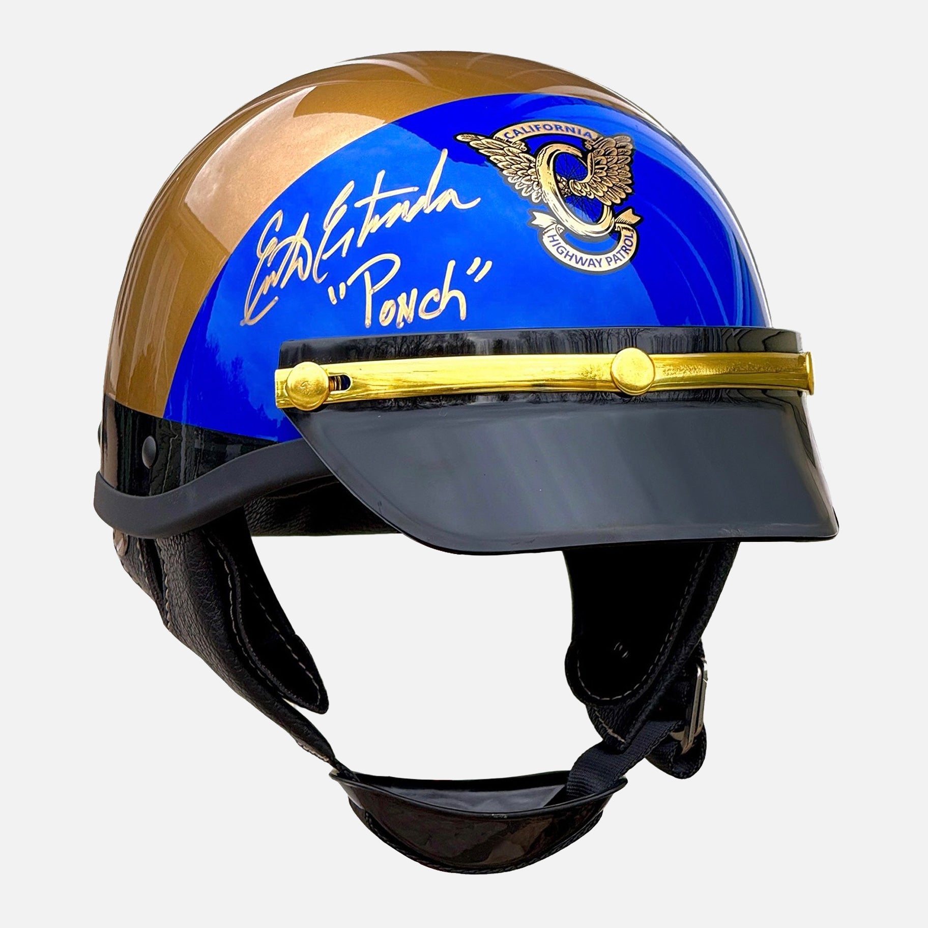 Erik Estrada Signed "CHiPs" California Highway Patrol Full Size Helmet