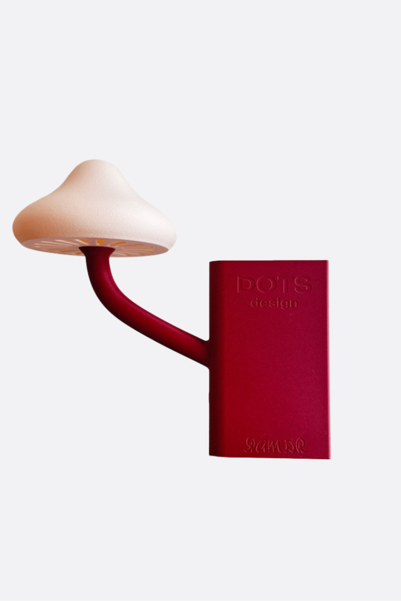 Lampe 'Myria' Bordeaux - Dots Design