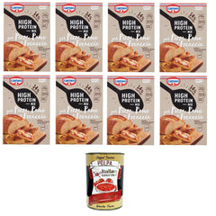 Cameo High Protein Mix für Pizza, Brot und Focaccia 8x 307 g Original italienisch inkl. Italian Gourmet Polpa 400g